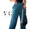 PANTALON CARGO AZUL NEGRO