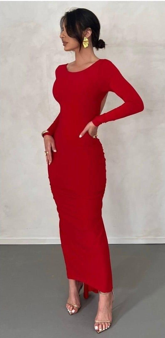 SIRENA RED DRESS